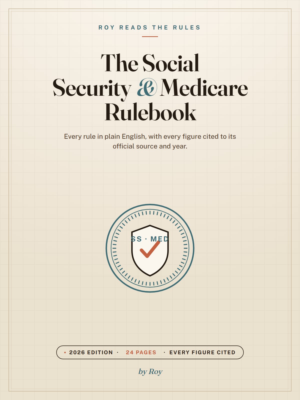 The Social Security and Medicare Rulebook cover
